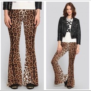 LENNI the label Leopard Flare Pants